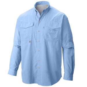 Diseño de lujo de alta calidad Jersey abotonado camisas de pesca protección UV secado rápido logotipo personalizado ropa de pesca - Product Image 1
