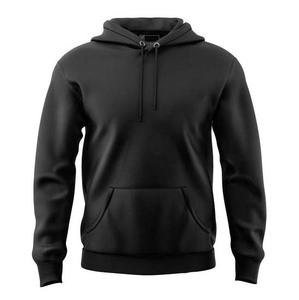 100% coton vêtements pour hommes vêtements pour femmes vêtements de sport à capuche noir - Product Image 1