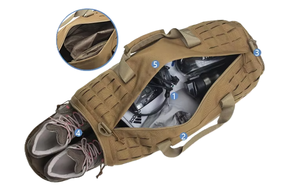 กระเป๋าเดินทางผู้ชายแบบยุทธวิธี 600D โพลีเอสเตอร์ กันน้ำ ทนทาน สำหรับออกกำลังกาย ท่องเที่ยว และกิจกรรมกลางแจ้ง - Product Image 5