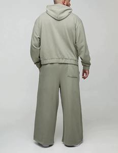 Conjunto de Sudadera con Capucha y Pantalones Deportivos Personalizados de Alta Calidad al por Mayor, Unisex, para Hombre y Mujer, con Logotipo Estampado, Transpirable, de Invierno, 100% Algodón - Product Image 5