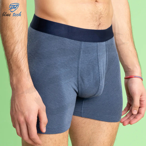 กางเกงบ็อกเซอร์ชายแบบพรีเมียมสั่งทำพิเศษ เอวกลาง ผ้าฝ้าย/ใยไผ่ ระบายอากาศได้ดี แห้งเร็ว ไซส์ใหญ่ - Product Image 2