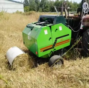 Maquinaria Agrícola 2024, Mini Enfardadora de Heno y Paja Eléctrica Redonda Personalizada, Motor de 5.5kw, Alta Productividad, Capacidad de 80-120 Pacas/h - Product Image 1