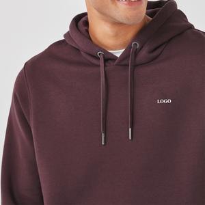 Sudaderas con capucha personalizadas de alta calidad para hombres Sudaderas con capucha de moda para hombres Sudaderas con capucha transpirables de colores sólidos de gran tamaño para hombres Tarifa barata - Product Image 2