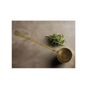 Juego de cucharas para servir de acero inoxidable dorado antiguo a granel, juego de cubiertos con mango largo dorado, juego de servidor de ensalada - Product Image 1