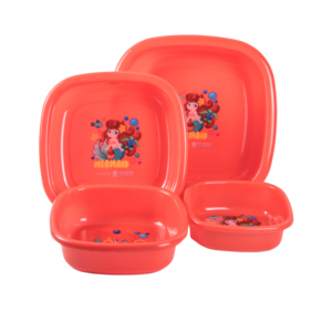 Bassine en plastique sans BPA de 48 cm, de haute qualité et durable, pratique pour un usage quotidien, disponible en plusieurs couleurs, style moderne pour la maison - Product Image 5
