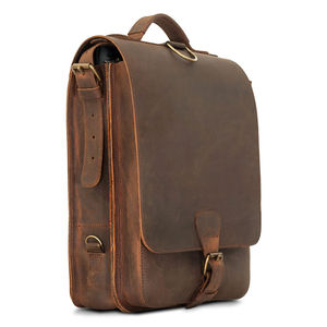Lightweight Best Top Selling Custom With OEM Design Men <b>Laptop</b> Leather <b>Bags</b> Solid Color Unisex <b>Laptop</b> Leather Side <b>Bags</b> - Product Image 2