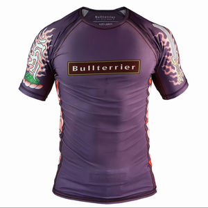 Mock Upf gratuit 50 + impression par transfert de chaleur chemise de pêche unisexe personnalisé respirant anti-UV Streetwear Rash Guard personnalisé - Product Image 1