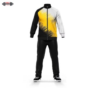 High Quality Winter Sports <b>Tracksuits</b> for Men Jogging Sportswear 100% Cotton Fleece with Custom Logo Wholesale - Product Image 3