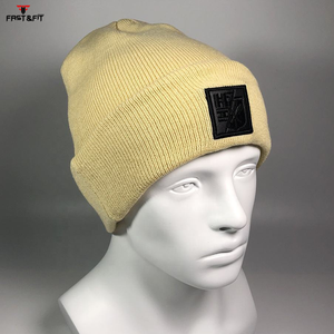 Latest Design Breathable <b>Waterproof</b> Cotton 3D Embroidery Fleece Fabric Custom Logo Unisex Beanie <b>Caps</b> for Professional Casual - Product Image 3