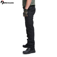 Pantalon cargo de randonnée pour homme, léger, respirant, séchage rapide, coupe droite, taille mi-haute, multi-poches, style décontracté pour l'extérieur