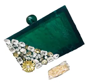Best Quality Resin Woman Clutch Begs Used to Carrying Phone and Jewellery Items at Wholesale Price