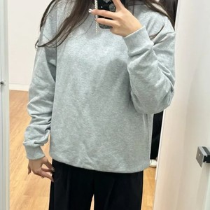 Sweats respirants de qualité supérieure nouveaux sweats à capuche tricotés surdimensionnés élégants décontracté col rond Streetwear pour femme - Product Image 3