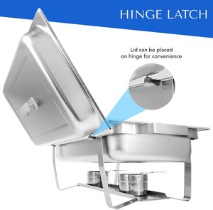 Stainless Steel <b>Buffet</b> <b>Chafing</b> <b>Dish</b> <b>Set</b> for Sale Best Hotel Ware Use Food Warmers KING INTERNATIONAL - Product Image 5