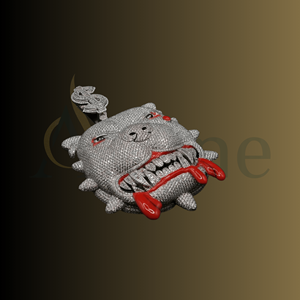 Collar con Colgante de Diamante de Latón para Hombre, Chapado en Plata, Estilo Punk Gótico - Product Image 1