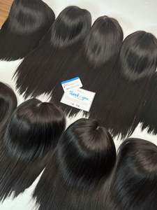 Perruque Bob en Cheveux Humains Naturels Vietnamiens, Lisse et Droite, 100% Cheveux Humains, Super Double Drawn, Pointes Épaisses, Aspect Naturel - Product Image 2
