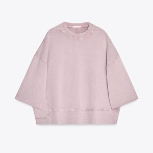 เสื้อฮู้ดทรงแบ็กกี้โอเวอร์ไซส์สำหรับผู้หญิงเสื้อฮู้ดแบบลำลองแนวสตรีทเสื้อฮู้ดเปิดไหล่ตกพร้อมปักโลโก้ตามสั่งเป็นมิตรต่อสิ่งแวดล้อม - Product Image 4