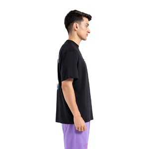 Gran oferta, ropa informal gráfica, camisetas informales, 100% de algodón, camiseta negra para hombre, camiseta con hombros caídos y serigrafiada personalizada - Product Image 2