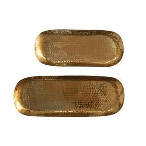 Grand plateau de service en laiton de qualité supérieure avec finition lisse et brillante pour une présentation des aliments élégante et pratique lors des fêtes à la maison - Product Image 5