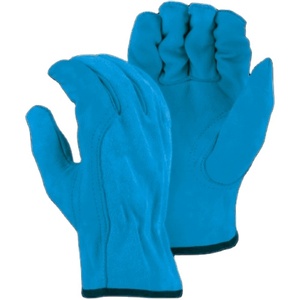 Comfortable Safety Construction <b>Gloves</b> Soft Hand Arm Protection Goat Grain & Cowhide Split Leather Anti-Cut <b>Drivers</b> Heat - Product Image 4