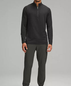 Sweat-shirt d'hiver à col rond et fermeture éclair sur le devant Indemand pour hommes, streetwear spécial hiver, tissu respirant, doux et chaud - Product Image 3