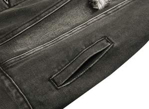 Veste en jean pour hommes de qualité supérieure, surdimensionnée, pour le sport de plein air, en gros, personnalisée - Product Image 4