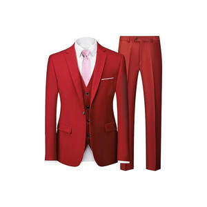 Trajes de Negocios de Alta Calidad para Hombre, Corte Entallado, Tallas Grandes, Diseño Personalizado, Cierre de Botones, Transpirable, para Exportación - Product Image 5