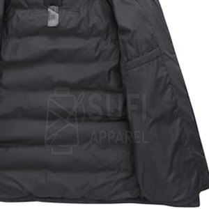 Low Price High Quality Custom Logo Front Printed <b>Winter</b> Unisex Hooded Puffer Jacket Plus Size Windproof Eco-Friendly Casual - Product Image 6