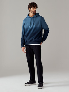 Unisex 100% Cotton Winter Pullover Hoodie with Long Sleeve Soft Fleece Lined Eco-Friendly Casual Top for Men Women - Product Image 4