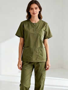 Conjunto de Uniforme Médico para Mujer StreamFit, Tela Ligera y Elástica con Aspecto Elegante y Movimiento Flexible, Perfecto para el Trabajo Médico Diario - Product Image 5