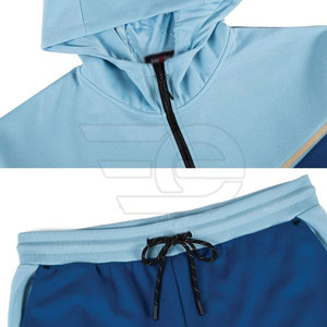Conjunto Deportivo Informal de Invierno para Hombre con Capucha y Cordón Ajustable, para Correr, Entrenamiento, Gimnasio, Fitness, Actividades al Aire Libre, Ligero, Transpirable y de Secado Rápido - Product Image 4