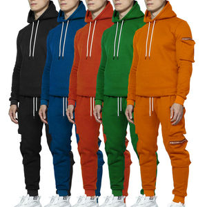 ชุดวอร์มใส่ออกกำลังกายสำหรับผู้ชายชุดวอร์มใส่ออกกำลังกายผ้าโพลีเอสเตอร์ออกแบบได้ตามที่ต้องการทุกสี - Product Image 5