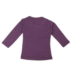 Camiseta de manga larga para niñas recién nacidas - Morado - Product Image 2
