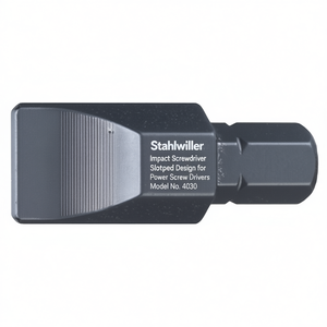 Lames de tournevis à chocs Stahlwille, design à fente pour tournevis électriques, modèle n° 4030 - Product Image 2