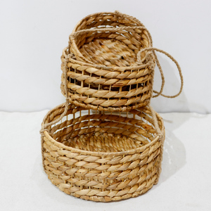 Macetas colgantes Artex Dong Thap hechas con resina algas marinas y jacinto de agua artesanías decorativas hechas a mano de Vietnam - Product Image 3