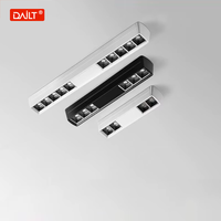 DAILT Lampe LED Moderne Simple pour Salon, Nouveau Spot Anti-Éblouissement à Montage en Saillie, Corps en Aluminium, Température de Couleur 3000K-6000K, IP20
