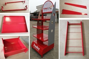 Étagère modulaire personnalisée pour la section snacks et boissons en épicerie, avec montage facile et design. - Product Image 3