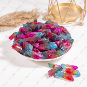 Vente en gros de mini-quartz arc-en-ciel de qualité supérieure, poli à la main, cristal naturel de guérison, décoration Feng Shui pour la maison, au meilleur prix - Product Image 3