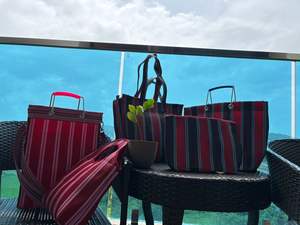 ถุงช้อปปิ้งไนลอน PP ทอจากอินเดีย รีไซเคิล พิมพ์ออฟเซ็ต ใช้ซ้ำได้ เป็นมิตรกับสิ่งแวดล้อม จำหน่ายจำนวนมากจากอินเดีย - Product Image 2