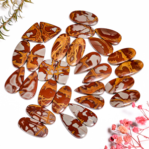 Venta al por mayor Natural Noreena Jasper par suelto cuarzo piedra preciosa cabujón pulido y forma mixta para la fabricación de joyas venta - Product Image 6