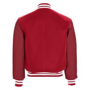 Corps en laine de qualité supérieure de haute qualité avec manches en cuir Veste universitaire d'hiver pour hommes Motif de lettres - Product Image 2