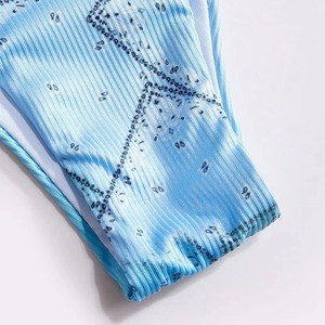 Traje de Baño Bikini Sexy de Dos Piezas para Mujer, Estilo de Talle Bajo, Tela Suave, Moda de Playa, Fabricante Mayorista OEM - Product Image 5