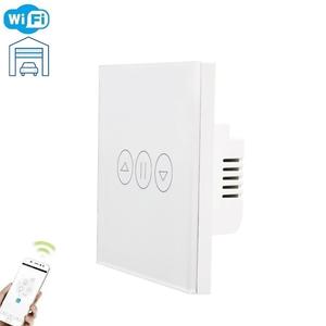 Interrupteur de porte de garage intelligent WiFi standard UE, panneau en verre trempé, Smart Life pour application, design moderne de luxe, garantie de 2 ans - Product Image 2