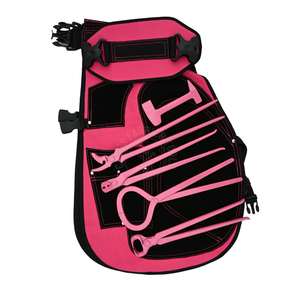 Custom Farrier <b>Tool</b> Set with Leather Chaps Back-Padded Adjustable Apron Hoof Nipper Nail Puller Clincher Pain Tester & Buffer - Product Image 1