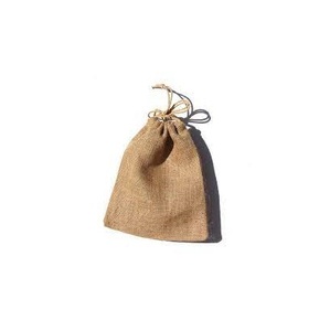 Sacs en jute naturel pur de taille moyenne avec nœud de corde sacs à usage quotidien de luxe de qualité supérieure fins d'épicerie légers - Product Image 3