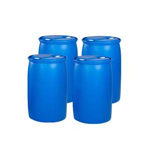 Baril bleu en plastique ouvert 60L baril 30L/120L/200L baril de tambour HDPE pour l'emballage et l'eau motif rond 48 gallons - Product Image 6