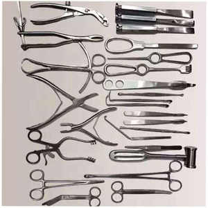 Juego de 25 Piezas de Instrumentos Quirúrgicos Ortopédicos Manuales de Acero Básico de SurgiRight - Product Image 1