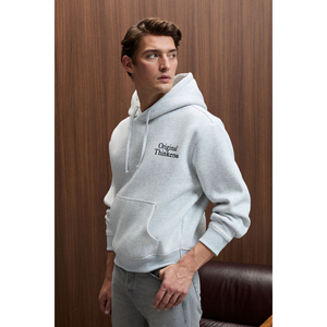 Sweat-shirt à capuche pour homme GRIMELANGE PASCAL avec poche kangourou imprimée devant et derrière, coupe classique - Product Image 2