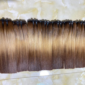 Extensiones de Cabello Virgen Remy Vietnamita de Grado 10A, de 10 a 30 Pulgadas, Trama Doble a Máquina, 100% Natural, Muestra Gratis - Product Image 1