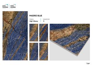 Azulejos de Porcelana de Alto Brillo de Lujo de 600x1200 mm, Acabado Pulido para Pisos y Paredes Elegantes - Product Image 4
