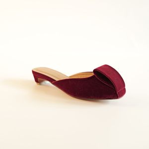 Sandales à talons bas en bordeaux écologiques de qualité supérieure, nouveau produit exclusif KMS, matériaux EVA de haute qualité, fabrication artisanale en Indonésie - Product Image 3